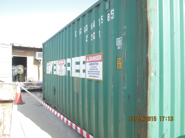 Asbestos Waste Container
