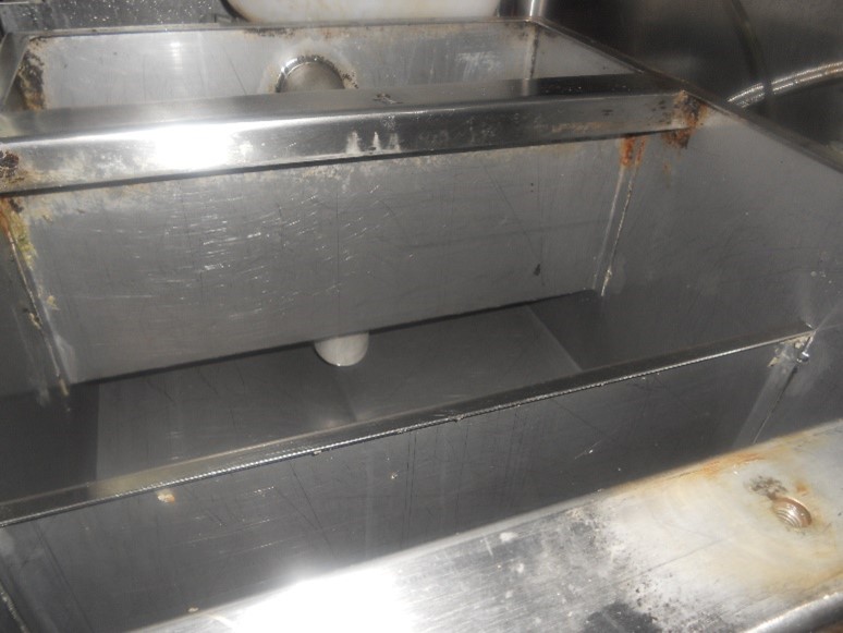 Second Grease Trap After Cleaning