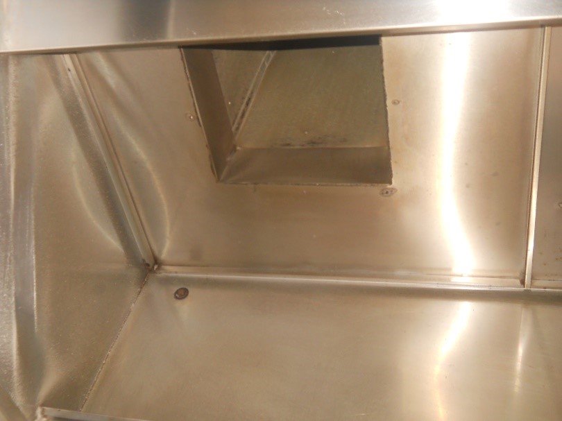 First Kitchen Duct Before Cleaning